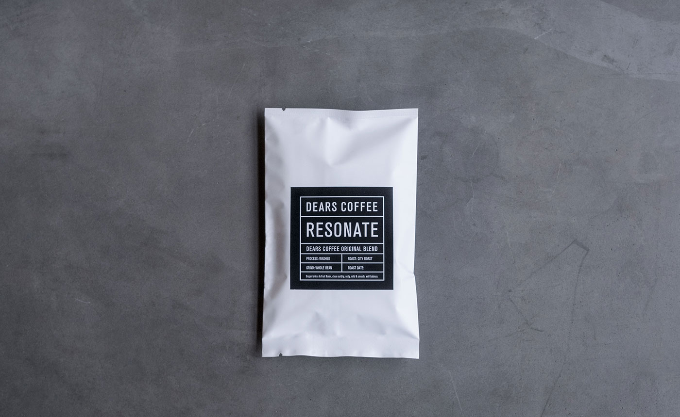 オリジナルブレンド RESONATE（レゾネイト）100 200グラム DEARS COFFEE（ディアーズコーヒー）